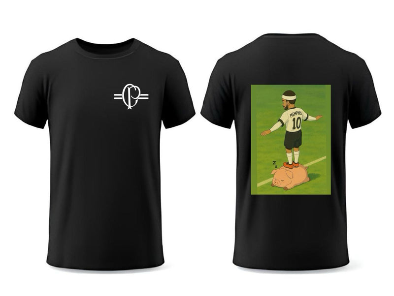 CAMISA Memphis em cima do Porco - estampada em DTF