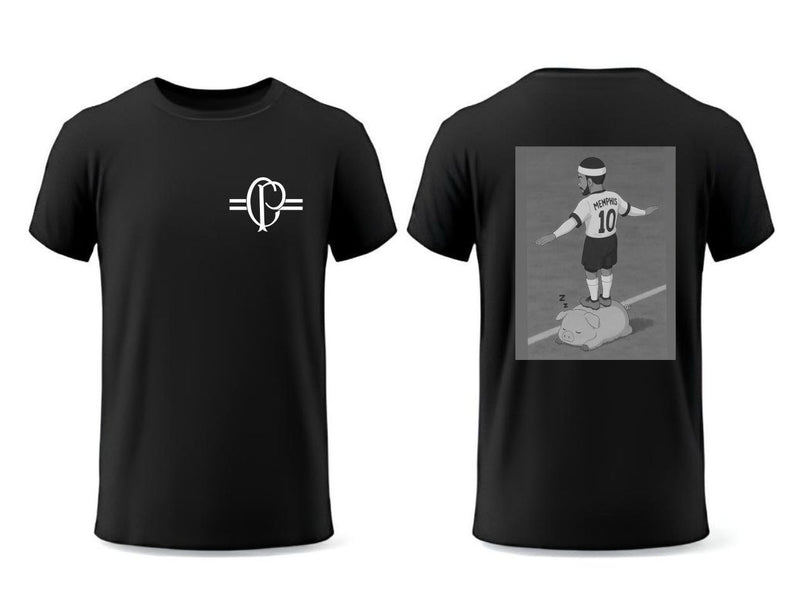 CAMISA Memphis em cima do Porco - estampada em DTF