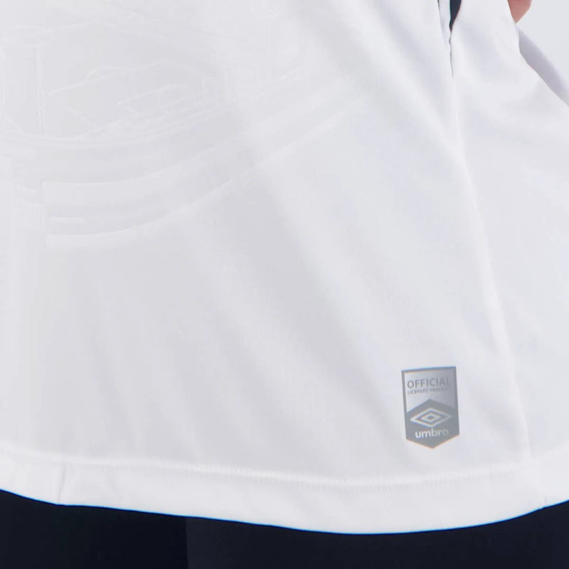 Camisa Santos Feminina 24/25 Preta e Branca - Umbro Torcedor